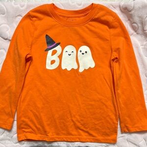Orange Halloween Ghost Shirt